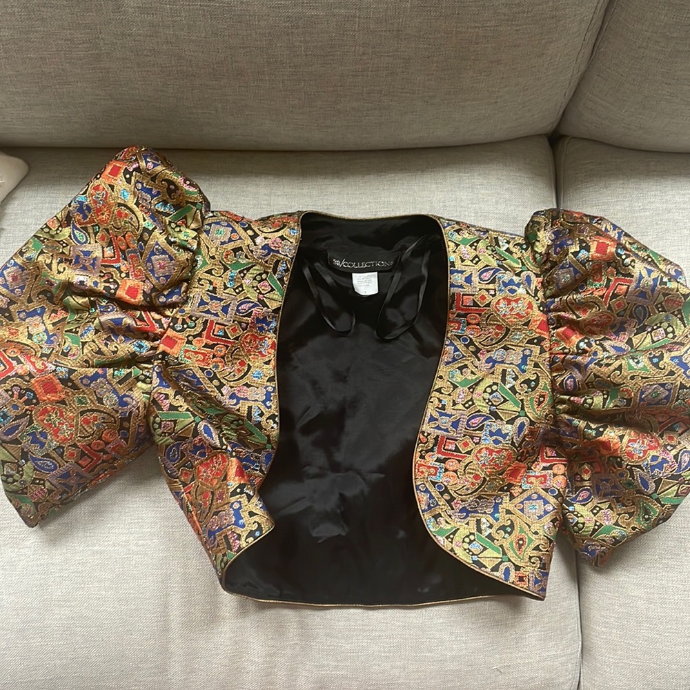 Bb Collections vintage bolero cropped jacket